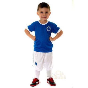 Imagem de Conjunto Infantil Cruzeiro Uniforme Artilheiro Oficial