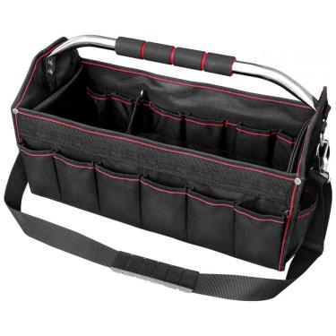 Imagem de Bolsa de Ferramentas Organizadora com 27 Compartimentos, HAUTMEC HT0020 TB, Preto