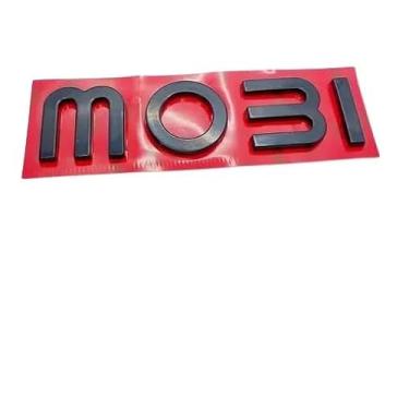 Imagem de Emblema Letreiro Mobi Preto Black Para Mala Mobi 2017 A 2022