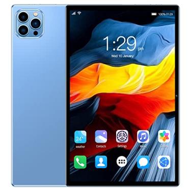 Imagem de Tablet V62 10.1" FHD Android 12, MTK6797, Câmera 24MP, Bateria 8000mAh – Modelos com 6GB, 8GB, 12GB RAM e até 512GB – Sem Marca – Com Tela Full HD (Azul, 12+512)