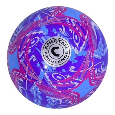 Imagem de American Challenge Bola de futebol Paisley – Tamanhos 5 e 3 – Bola de futebol para treinamento de jovens e adultos para prática, jogos e campos de grama
