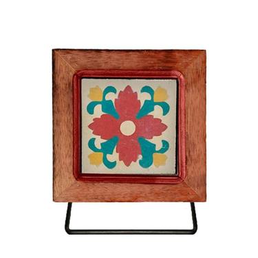 Imagem de Porta Toalha De Rosto Para Banheiro Rustico Artesanal Com Ladrilho I3