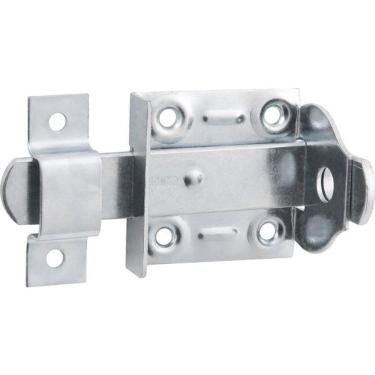 Imagem de Fecho Chato Porta Cadeado 3 Aço Carbono Zincado Cartela 1 P