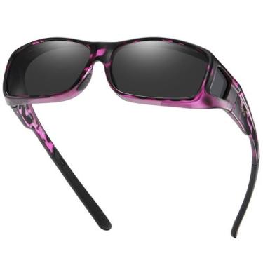 Imagem de Gafas Sobrepuestas DUCO 8954 Lentes Polarizadas UV400 Moradas