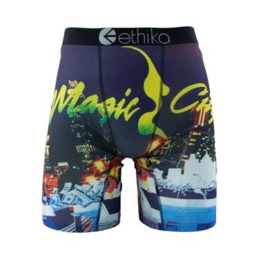 Imagem de Boxers Respiráveis plus Size Para Homens ETHIKA Sunga Sexy S-3XL Roupa