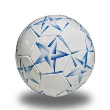 Imagem de Bola De Futebol Futsal Vôlei Tamanho Oficial Cheia - Zippy Toys, Branc