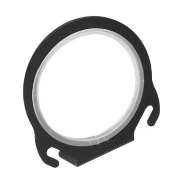 Imagem de Generic Suporte para Secador de Cabelo, Espaço de Alumínio, Montado na Parede, Organizador de Prateleira para Banheiro Doméstico, Preto, Diâmetro Interno de 3,1 Polegadas, 100% Novo