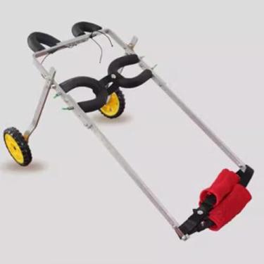Imagem de Cadeira de rodas para cães pequenos/médios/grandes - Carrinho de apoio de perna traseira XXL para recuperação de cães, leve e durável para animais de estimação