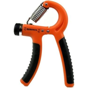 Imagem de Hand Grip Fortalecimento Do Punho Antebraço e Mãos Ajustável Com Mola 5-60kg Premium. (Laranja)