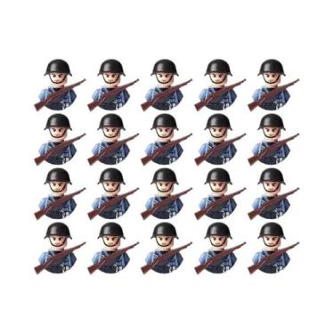 Imagem de Conjunto De Blocos De Construção Militares Da 2ª Guerra Mundial Com 20