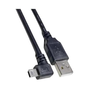 Imagem de Cabo De Dados Mini USB Com Conector Em Ângulo De 90 Graus Para Cima, B
