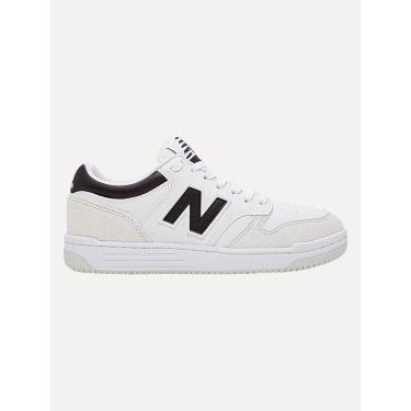 Imagem de Tênis New Balance Casual Couro 480 Low Black Branco-Masculino