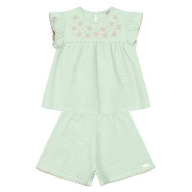 Imagem de Conjunto infantil menina com estampa floral Mundi-Feminino