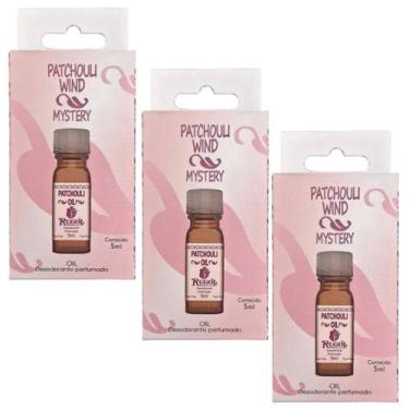 Imagem de Kit 3 Óleo Desodorante Perfumado Wind Mystery Patchouli 5Ml - Rugól