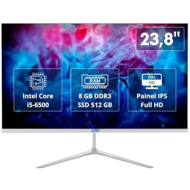 Imagem de Computador All in One LED 23.8" 75Hz Full HD Intel Core i5 512GB SSD 8GB RAM