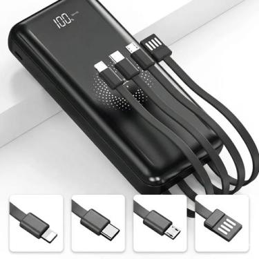 Imagem de Power Bank 10000mAh Carregador Portátil Com Indução Wireless