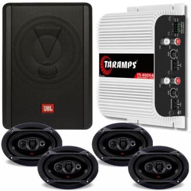 Imagem de Caixa JBL Amplificada SW8AMS 200W com 4 Alto Falantes 6x9 pol JBL 69QD