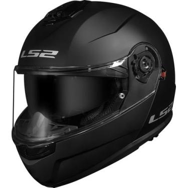 Imagem de Capacete Ls2 Strobe 2 Lançamento Ff908 Monocolor robocop escamoteavel,