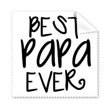 Imagem de Bless Father Best Papa Ever Lenço de limpeza de palavras, 5 peças