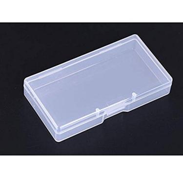 Imagem de WOIWO 5 porta-cartões de visita de plástico de alta transparência, porta-cartões de visita portáteis - para homens e mulheres