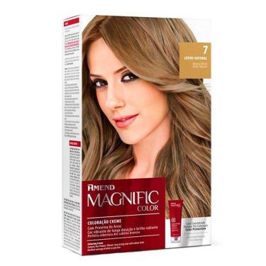 Imagem de Kit Coloração Creme Amend Magnific Louro Natural 7