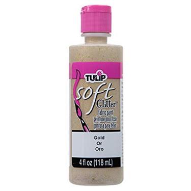 Imagem de Tulip 20413 Tinta de tecido macio 113 g Glitter Gold, 1,27 cm