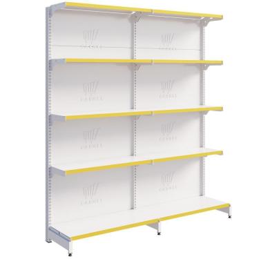 Imagem de Gôndola Fit 40 Parede 1 Inicial E 1 Continuação 2,02m Farmácia Comercio - Amapá