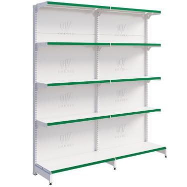 Imagem de Gôndola Fit 40 Parede 1 Inicial E 1 Continuação 2,02m Farmácia Comercio - Amapá