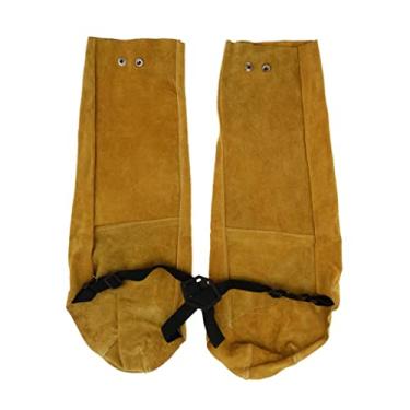 Imagem de 1 Par (2 Unidades) Luvas de Proteção de Solda Resistentes a Chamas de Fogo para Soldagem