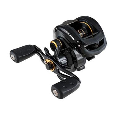 Imagem de Abu Garcia Carretel de pesca PMAX3-L Pro Max Baitcast de perfil baixo, mão esquerda, dourado, preto