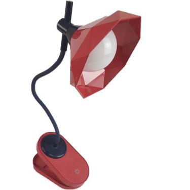 Imagem de Luminaria de Mesa Com Garra Touch Presilha Led Articulavel Diamante 3 