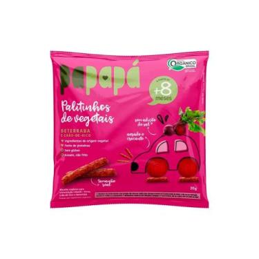 Imagem de Biscoito de Beterraba Orgânico Papapá 20g