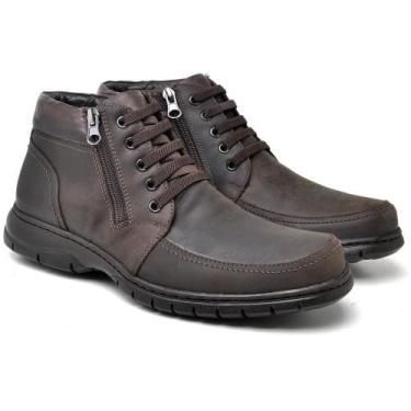 Imagem de Bota Anatomic Gel 7981 Mustang Brown Masculino, 41, Marrom