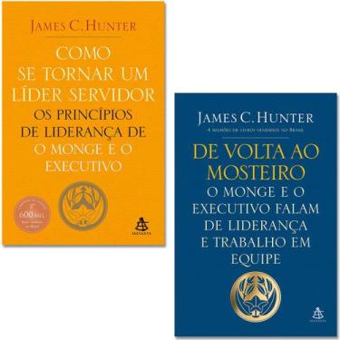 Imagem de Kit Livros Como Se Tornar Um Líder Servidor + De Volta Ao Mosteiro - J