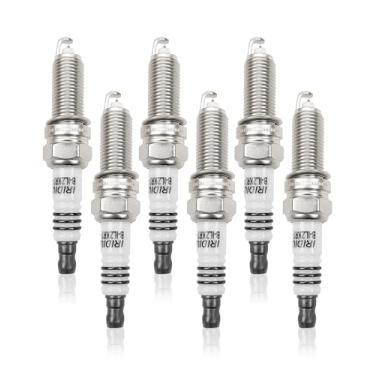 Imagem de Pacote com 6 velas de ignição de irídio duplo LKR7DIX-11S 93175 para Honda Accord Civic Crosstour CR-V HR-V Odyssey Pilot Hyundai Azera Elantra Genesis Santa Jeep Grand Cherokee Wrangler Kia