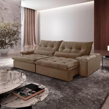 Imagem de Sofá Nivus Veludo 02 Módulos 100m B25cm Meu Sofá Online, B016 VELUDO M