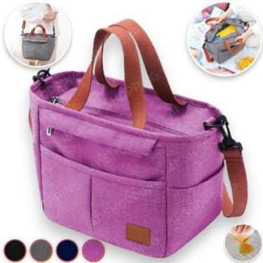 Imagem de Bolsa Térmica Com Alça Feminina Trabalho Academia Lancheira Vários Bol