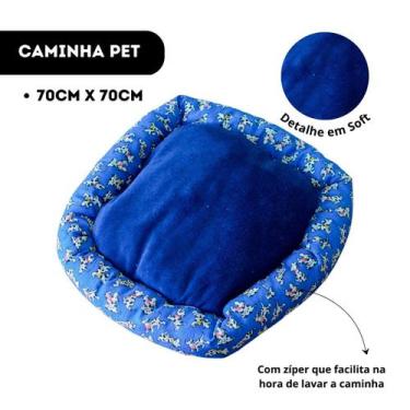 Imagem de Caminha de Cachorro Pequeno Médio Grande Porte Lavavel Estampada - LF 