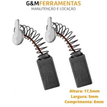 Imagem de Par Escova de Carvão Para Ferramentas Furadeira Bosch Super Hobby 3114