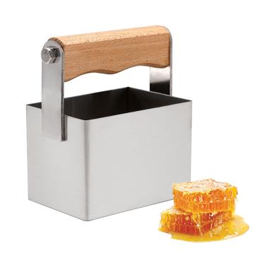 Imagem de Conjunto De Cortador De Apicultura Cortador De Mel Com Caixa De Aço Inoxidável Retangular Corte E Vinco Acessórios De Apicultura Para Iniciantes Apicultores Profissionais