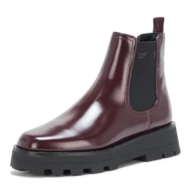Imagem de DKNY Bota feminina Senni Chelsea, Vinho, 39