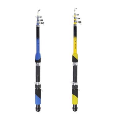 Imagem de Kit 2 Varas Para Molinete Telescópica Com Passador C.W (1,70m) 12-20lb