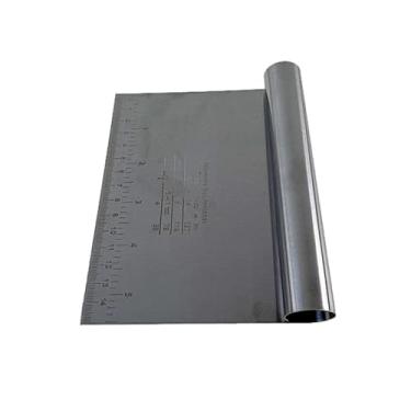 Imagem de Kit 2 Pçs Espátula Culinária P/Auxiliar na Cozinha Confeitar Bolo Raspador Chocolate Cortador Massas