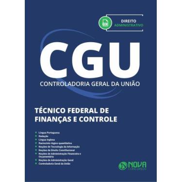 Imagem de Apostila CGU - Técnico Federal de Finanças e Controle (TFFC) - Nova Co