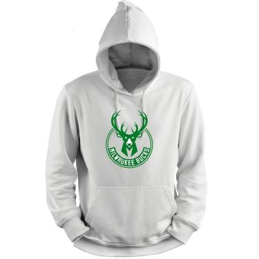 Imagem de Blusa Moletom Capuz Basquete Milwaukee Buck Giannis Basketball