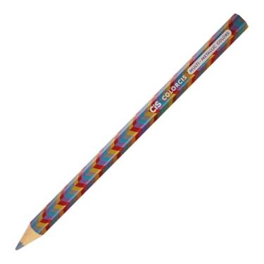 Imagem de Lápis de Cor ColorCiS Jumbo, Multicolor, 4 cores, Metallic, Pote com 24 Unidades