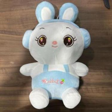 Imagem de Coelho de pelúcia antialérgico rabbit 33 cm Macio presente cesta de pr