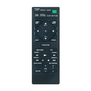 Imagem de ALLIMITY RMT-AM220U Controle remoto substituído adequado para sistema de áudio doméstico Sony MHC-V11 MHCV11