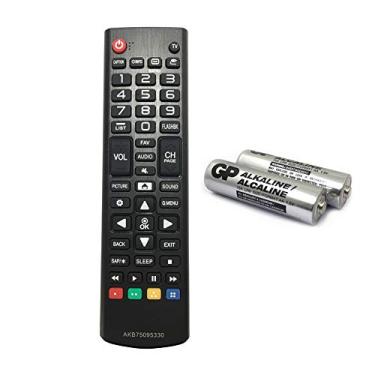 Imagem de AKB75095330 Controle remoto para lg tv 28LJ400B 32LJ500B 28MT42DF 43LJ5000 43LJ500M 24LH4830 28LJ430B 32LJ500 32LJ500UB 24LJ430B 840 2 8LJ400BPU 47LN5400 49LJ5100 47LN5200 com bateria alcalina GP 2