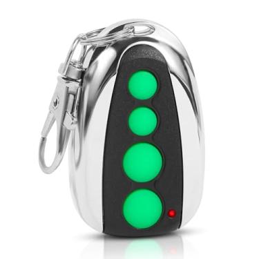 Imagem de Transmissor de controle remoto M12 para abridor automático de portão deslizante, compatível com Lockmaster Topens Casar, transmissor sem fio de 4 botões, chaveiro controlador de portão de segurança